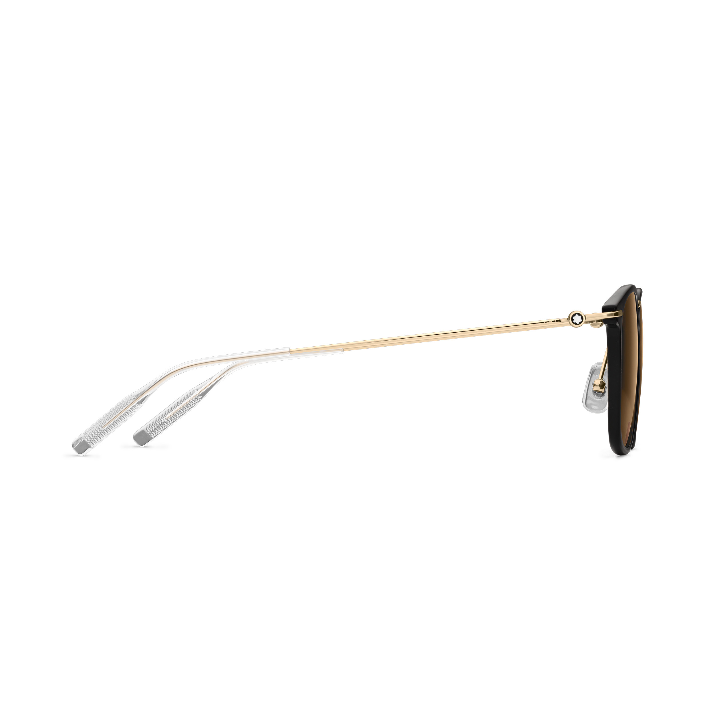 Round Sunglasses with Black Injected Frame - 2