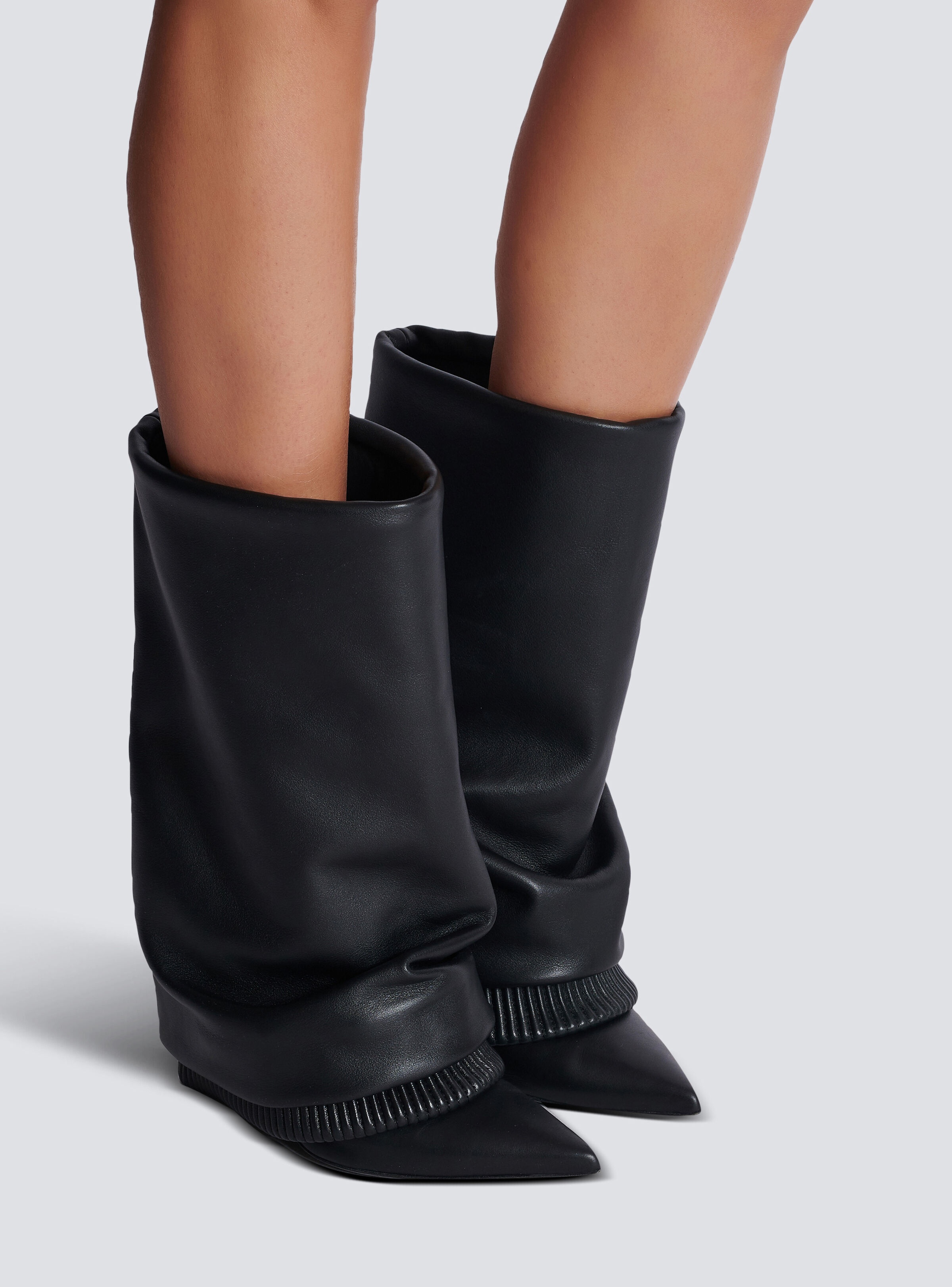 Calfskin trouser boots - 5