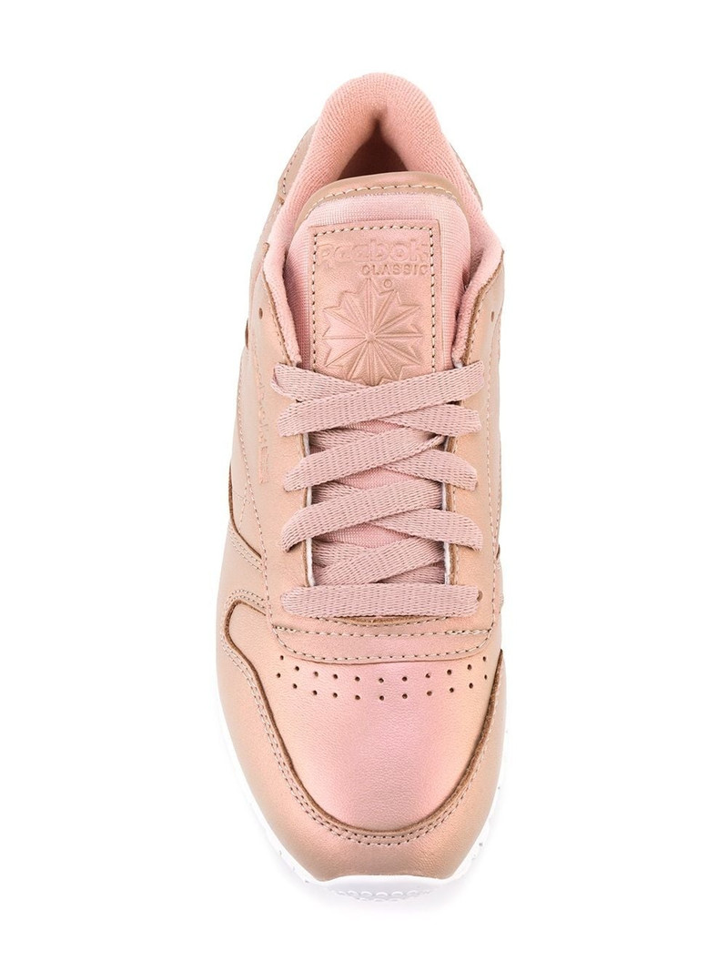 Classic leather pearlized sneakers 4