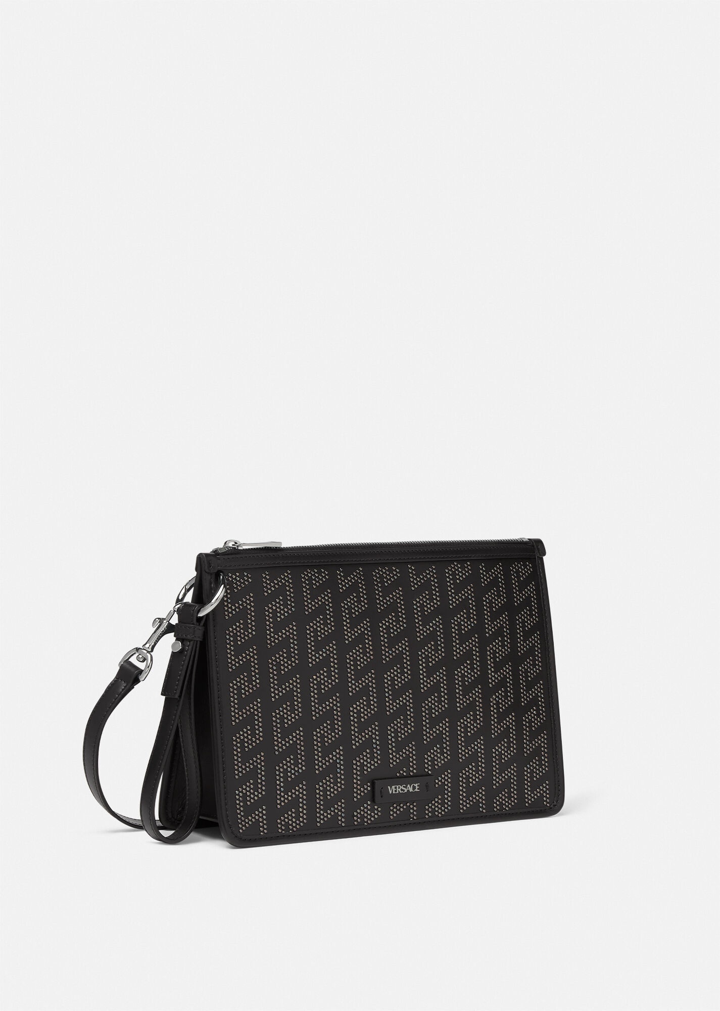 Studded Greca Crossbody Bag - 2