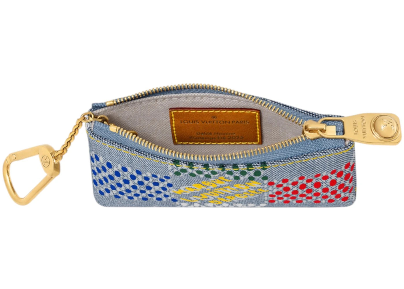 Louis Vuitton Key Pouch LV Vers Damier Denim Multicolor - 3