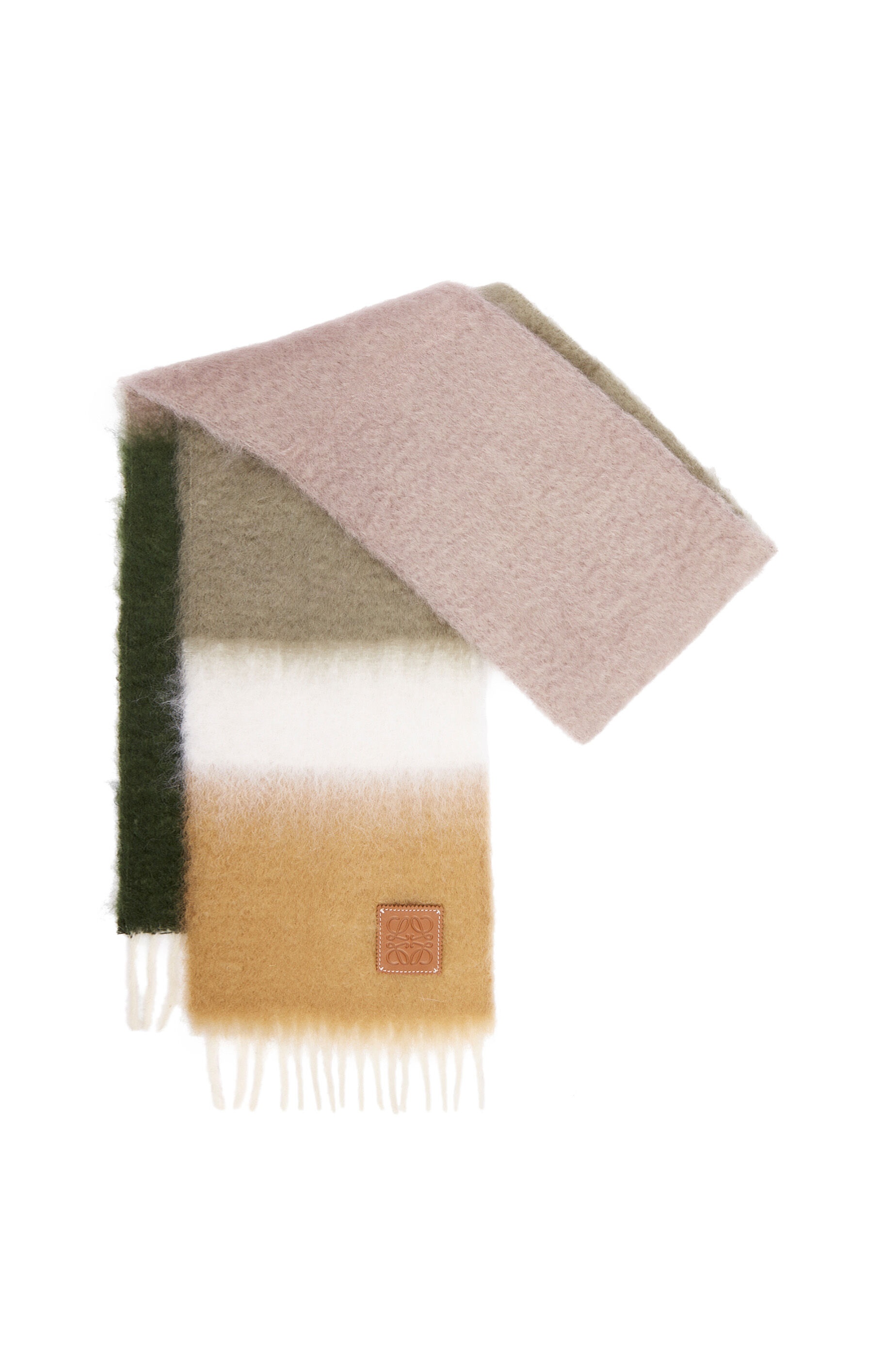 Scarf in mohair and wool 2