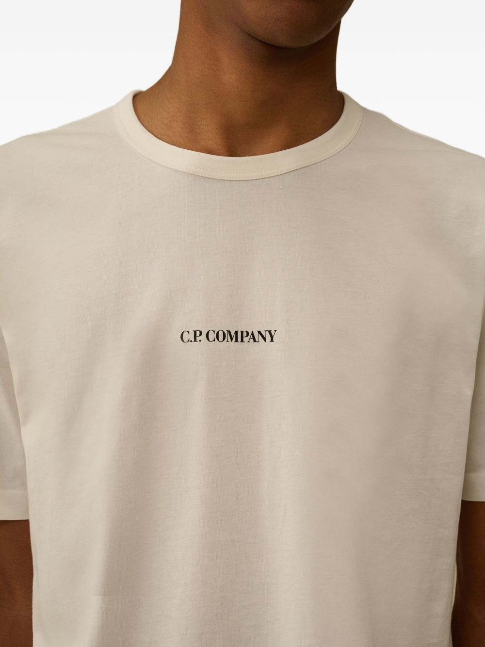 logo-embroidered cotton T-shirt - 5