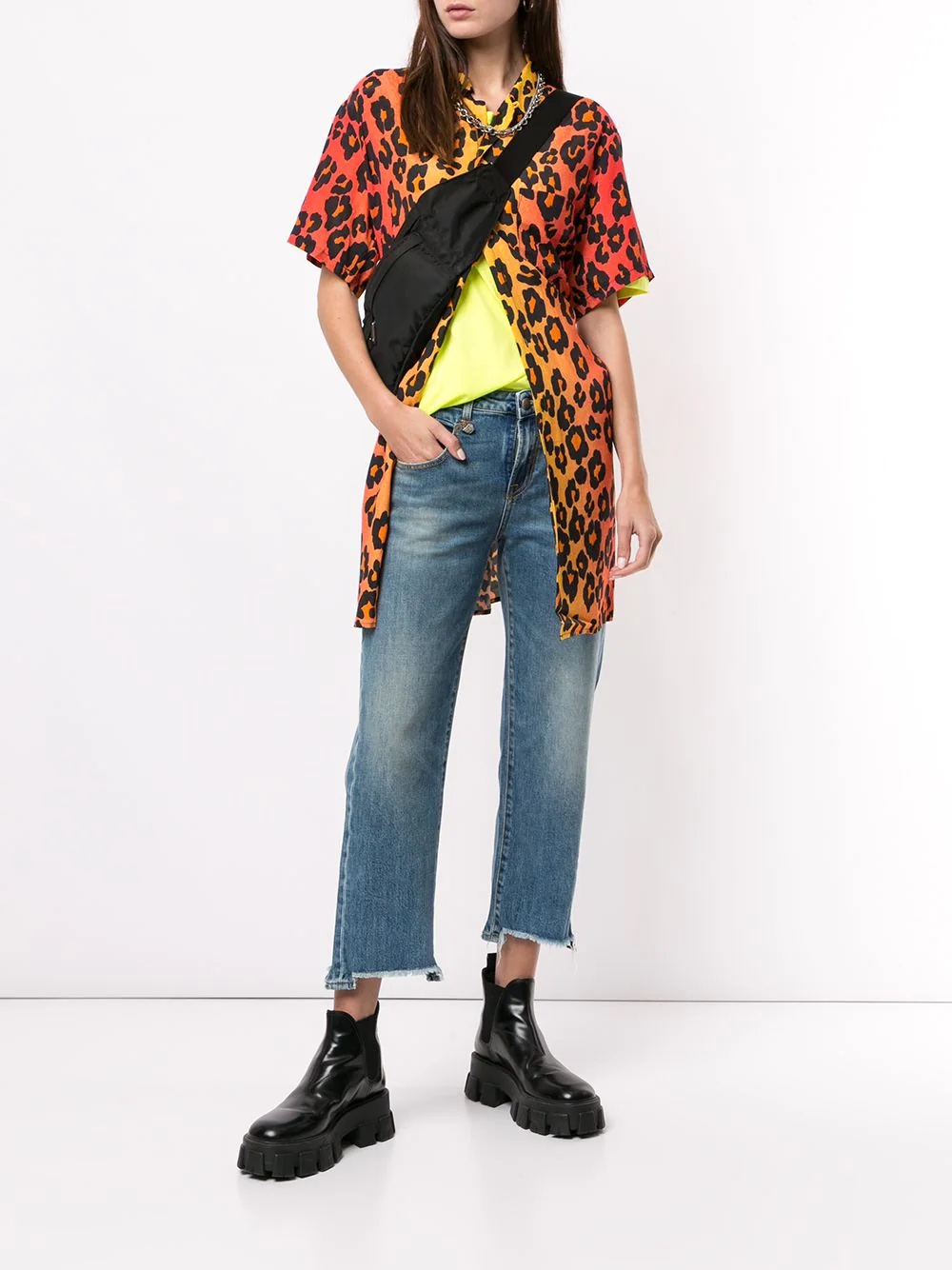 cropped straight-leg jeans - 2
