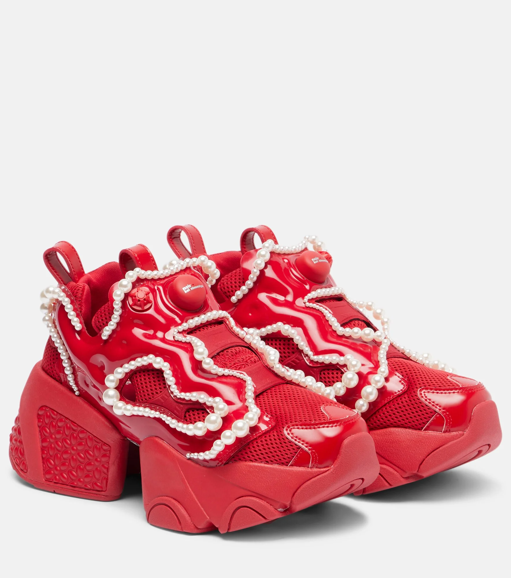 x Reebok embellished platform sneakers - 1