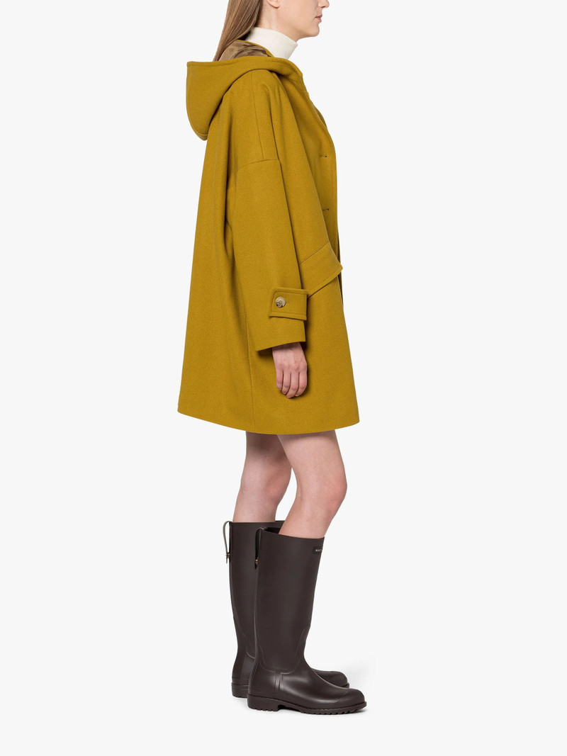 Mackintosh HUMBIE HOOD LEMON WOOL OVERCOAT outlook