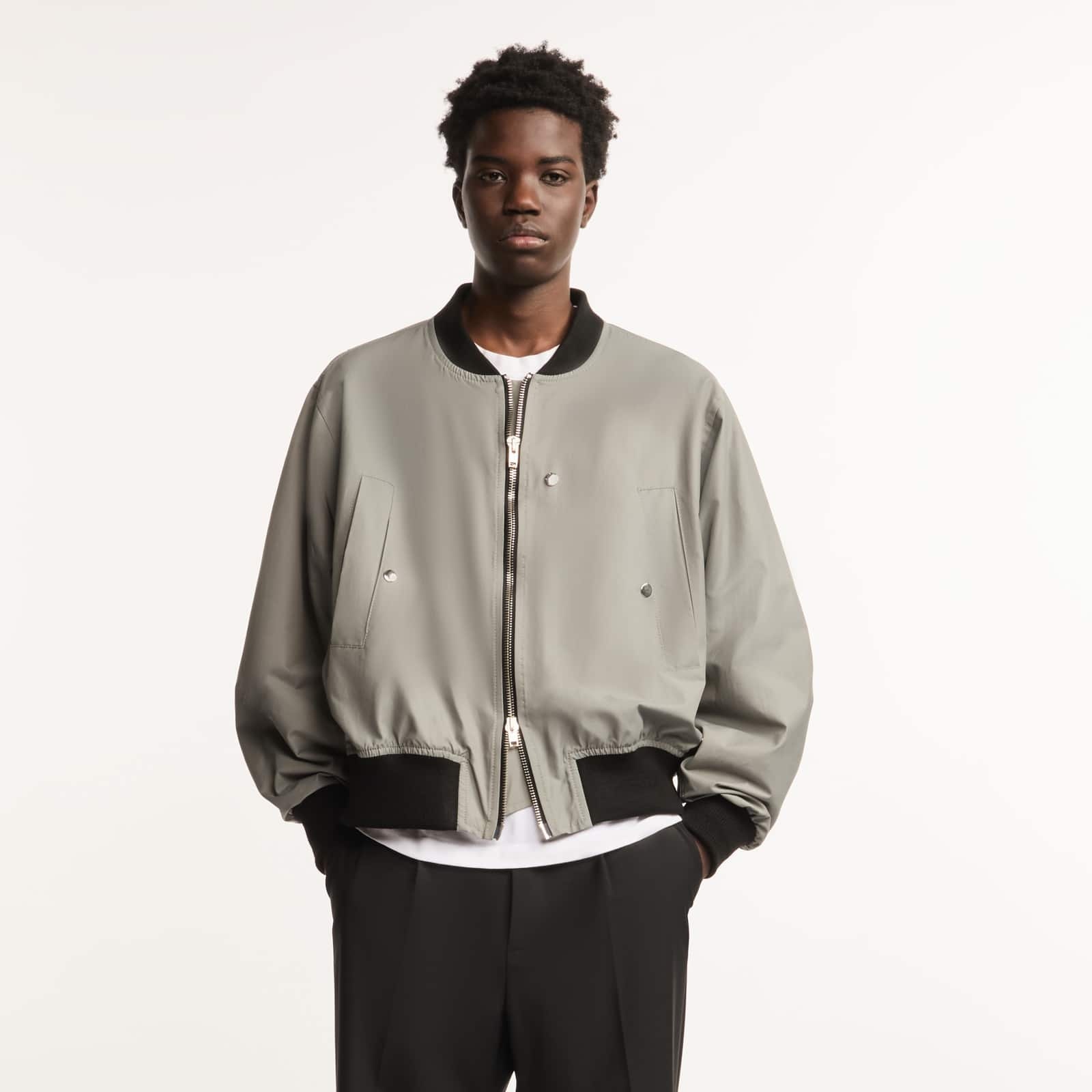 Bomber jacket in technical fabric - 7