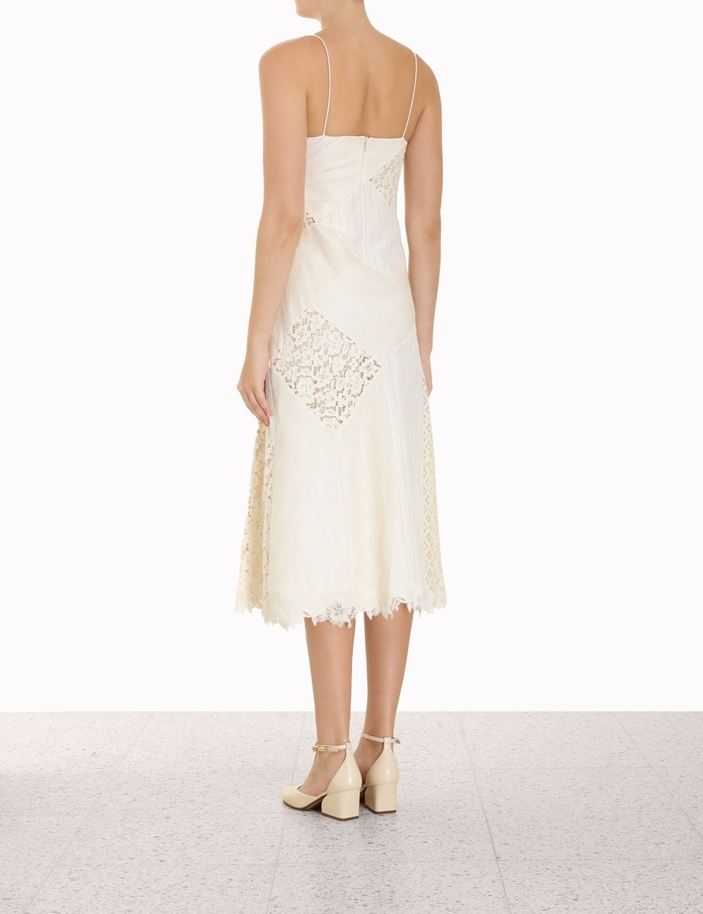 Zimmermann LUMINOSITY PATCH LACE DRESS | REVERSIBLE
