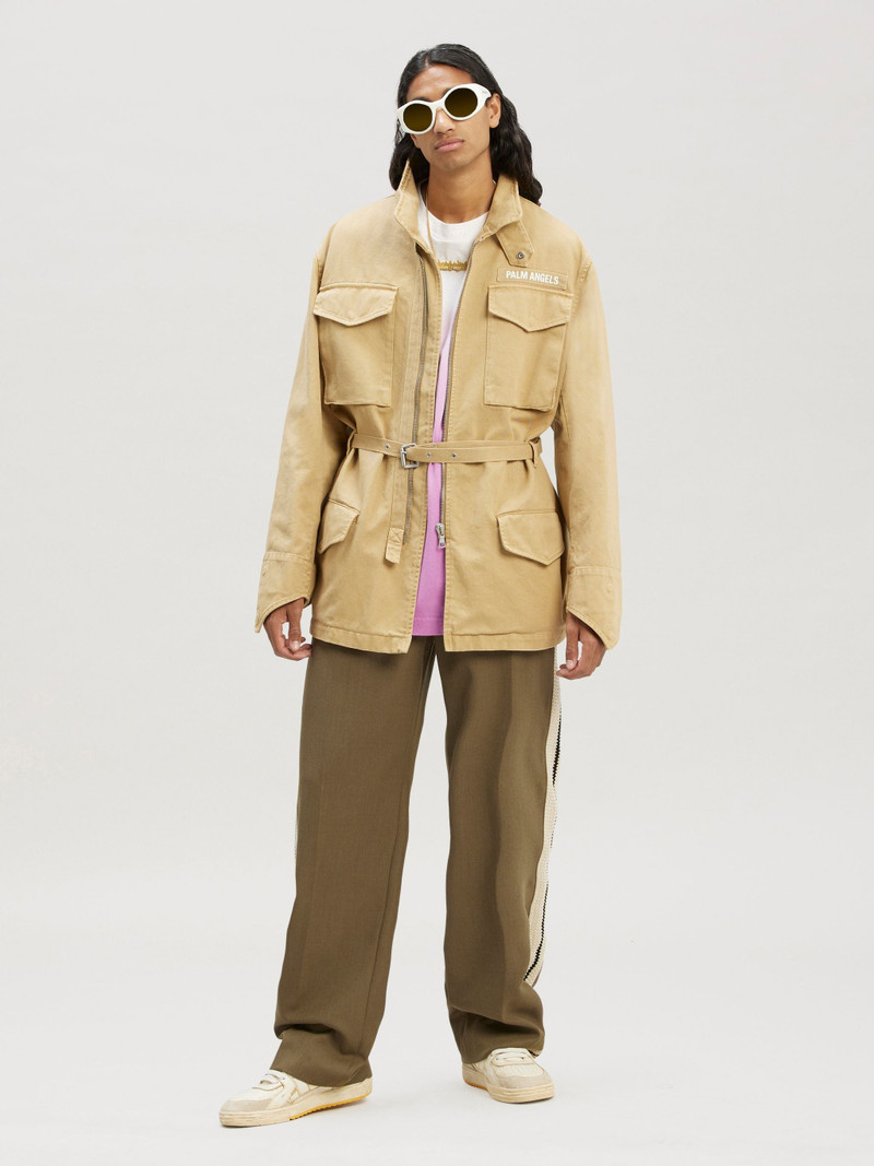 Curved Logo Field Jacket 2