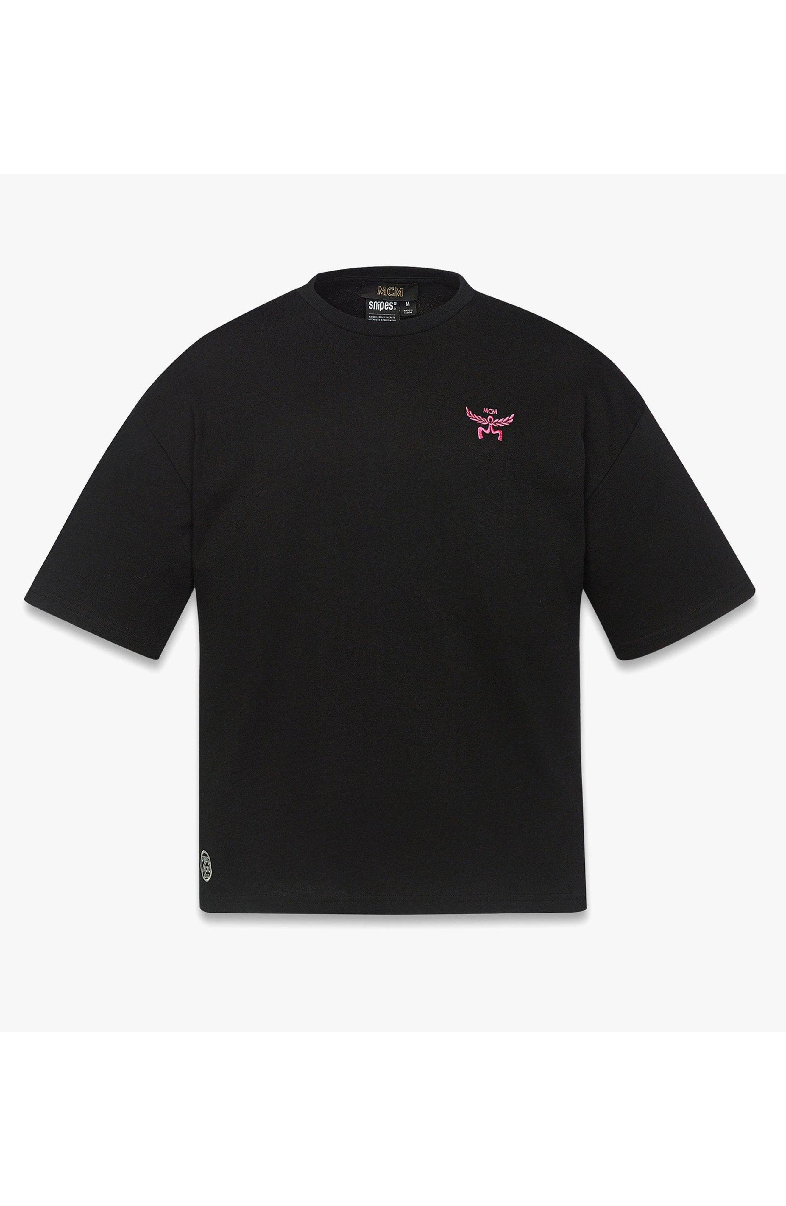 MCM x SNIPES Rhinestone Logo T-Shirt in Black at Nordstrom - 1