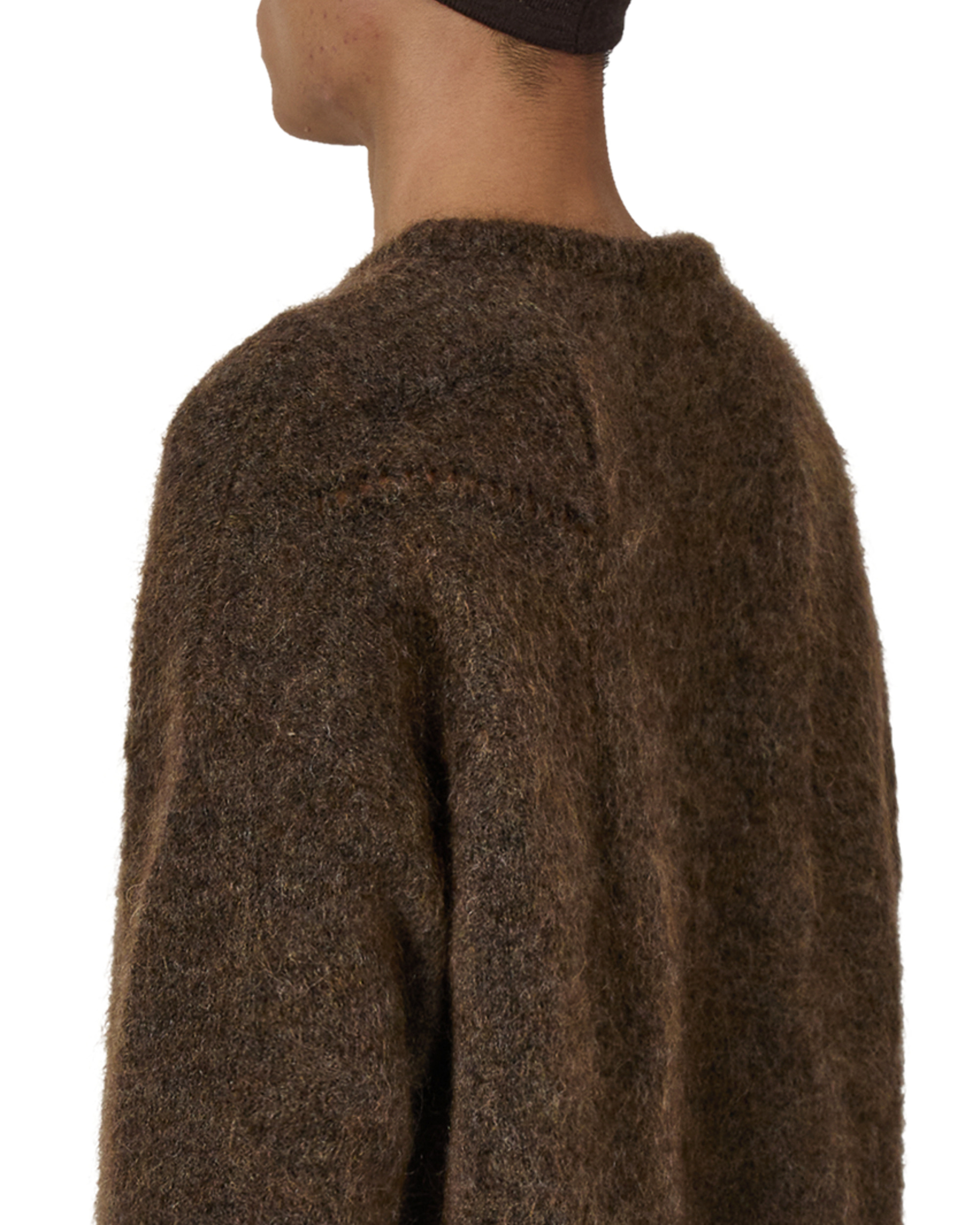 Dropstitch Mohair Knit Crewneck - 7