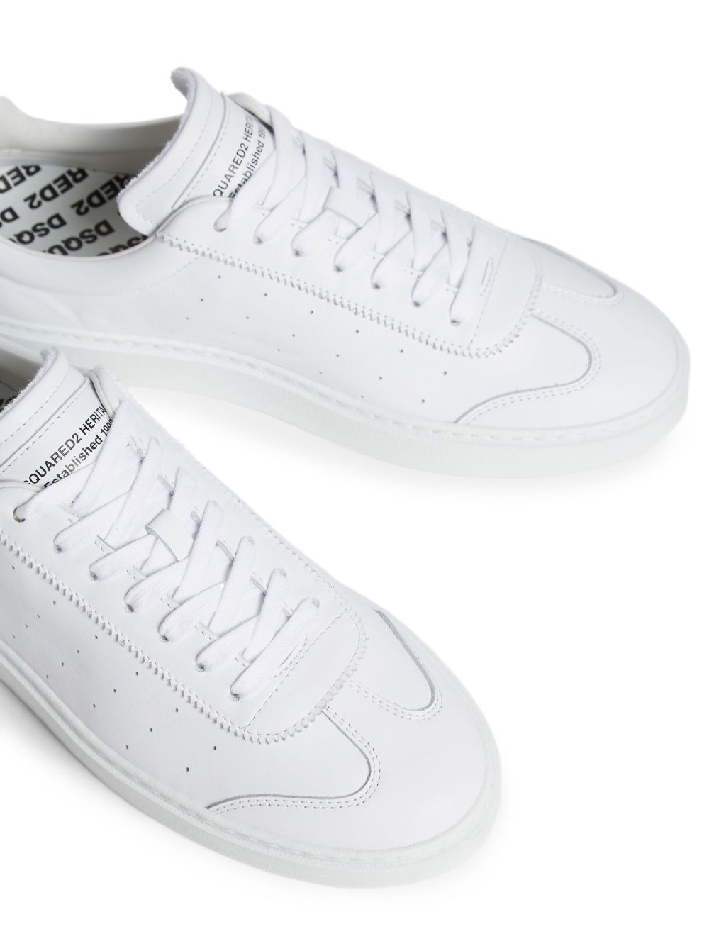 panelled sneakers - 4