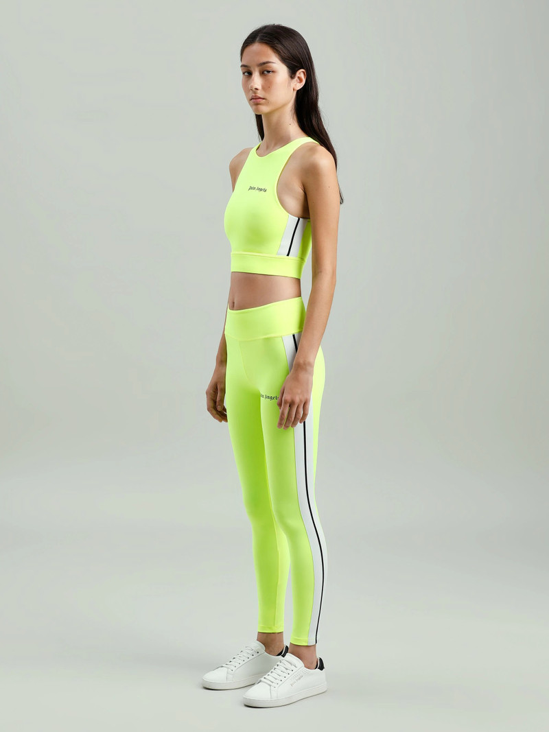 Palm Angels FLUO YELLOW TRACK LEGGINGS outlook