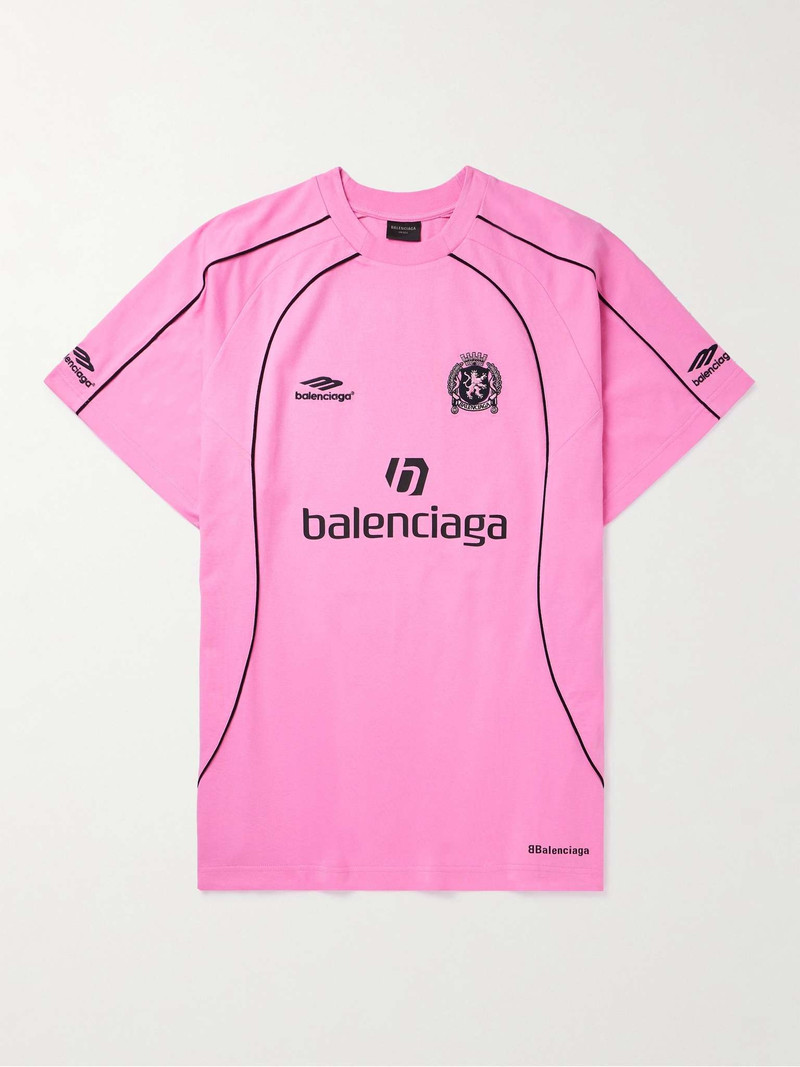 Oversized Embroidered Logo-Print Cotton-Jersey T-Shirt - 1