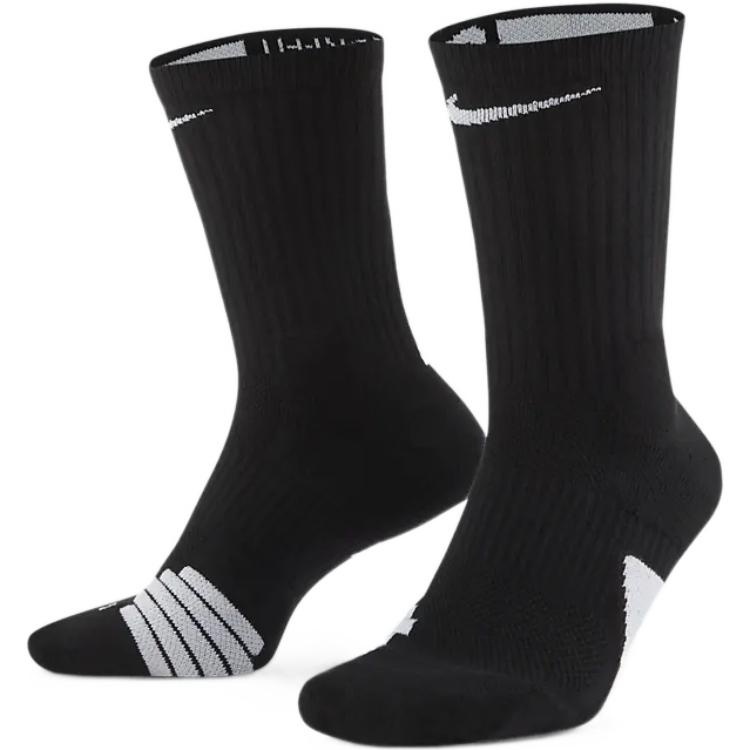 Nike Elite Crew Basketball Socks 'Black White' SX7622-013 - 3