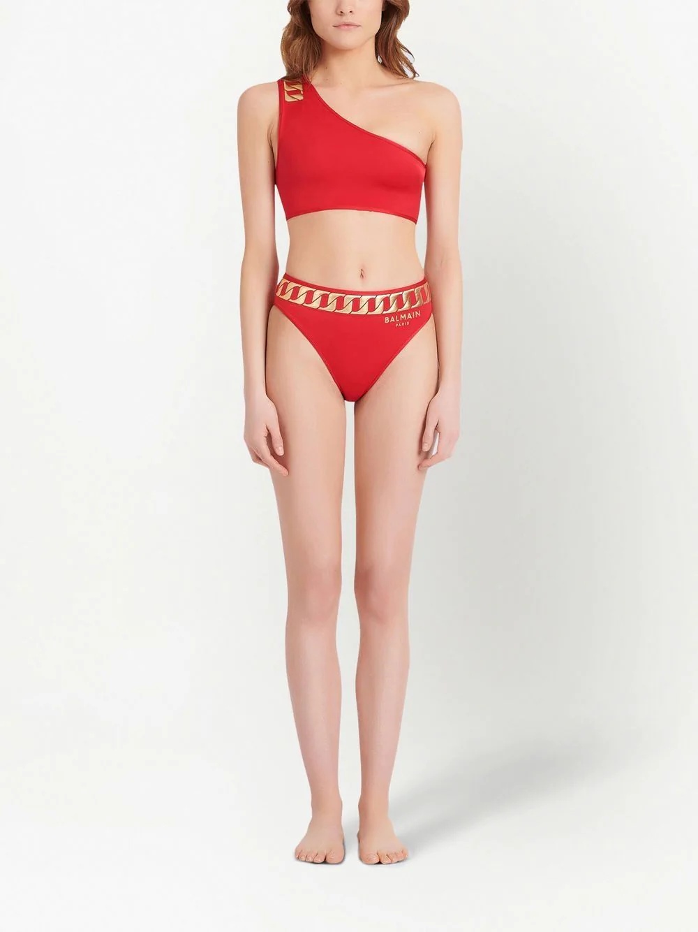 chain link print bikini set - 3