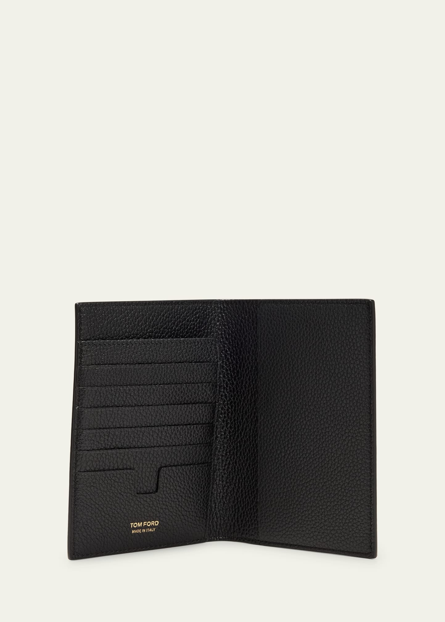 Men's Soft Leather T-Line Passport Holder - 3