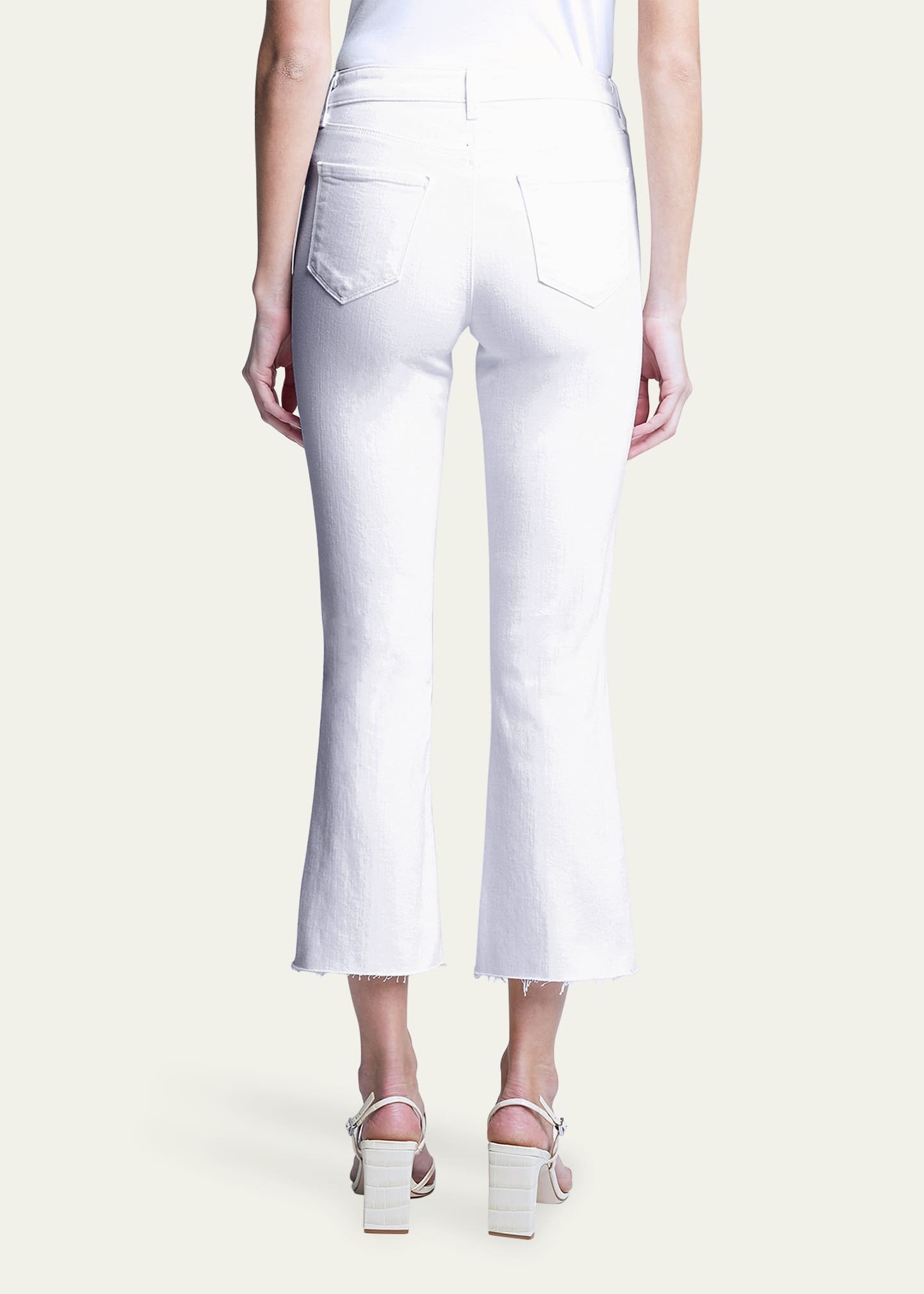 Kendra High-Rise Crop Flare Jeans - 3