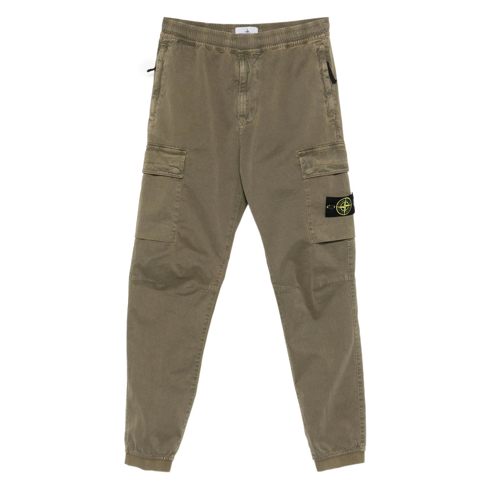Stone Island Green Trousers - Regular & Straight-Leg Trousers Men - 1