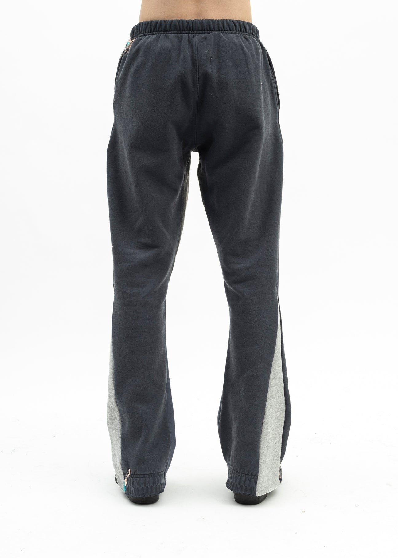 Gallery Dept Painted Flare Washed Black Sweatpants - 3