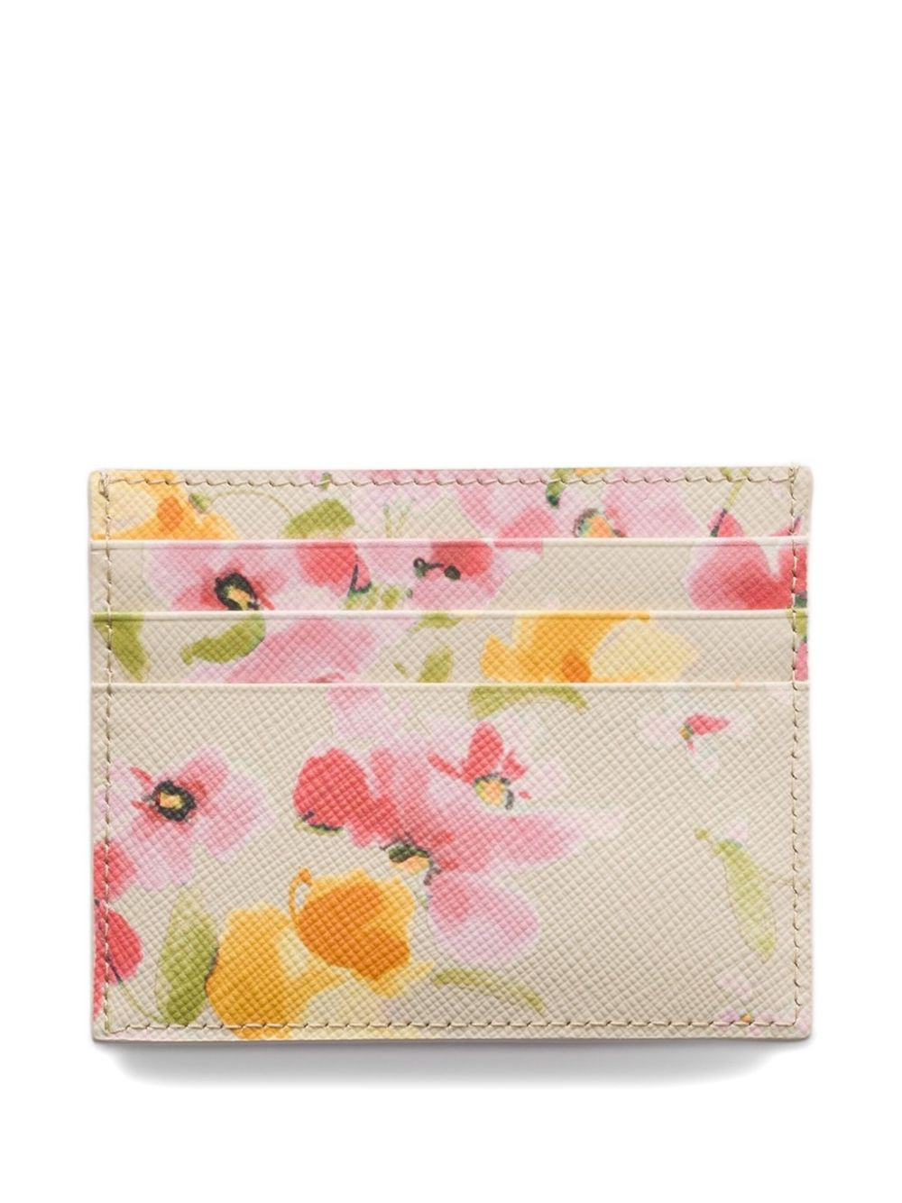 floral-print cardholder - 2