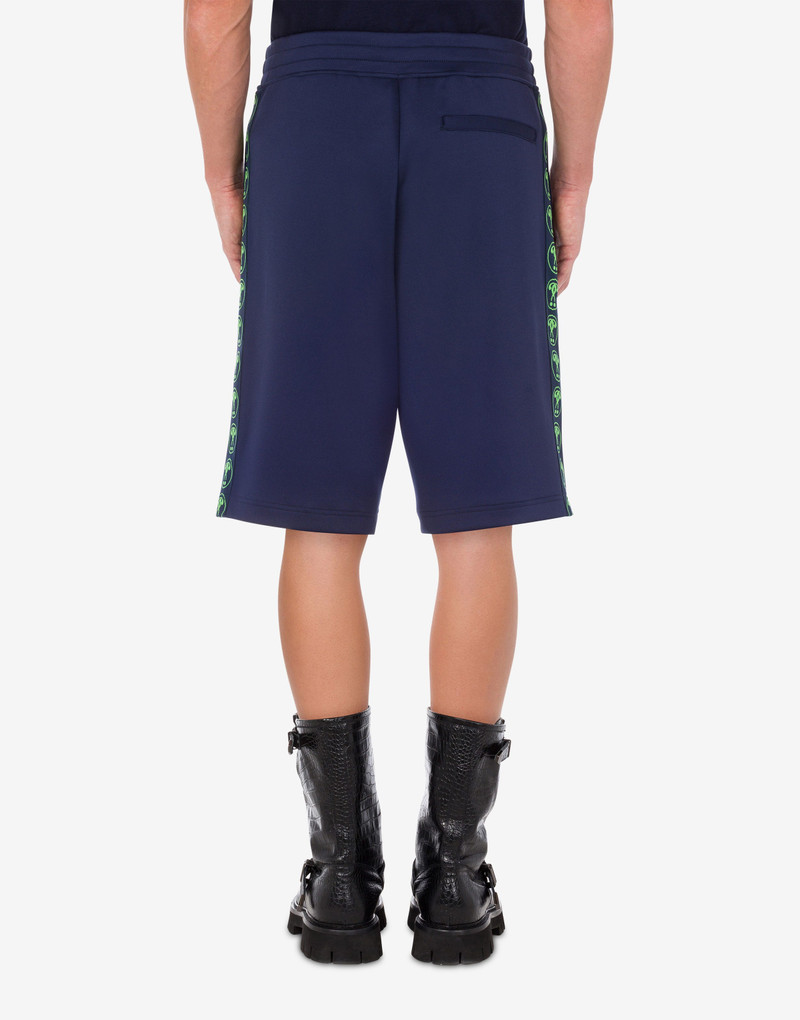 DOUBLE QUESTION MARK TECHNICAL FLEECE BERMUDA SHORTS 3