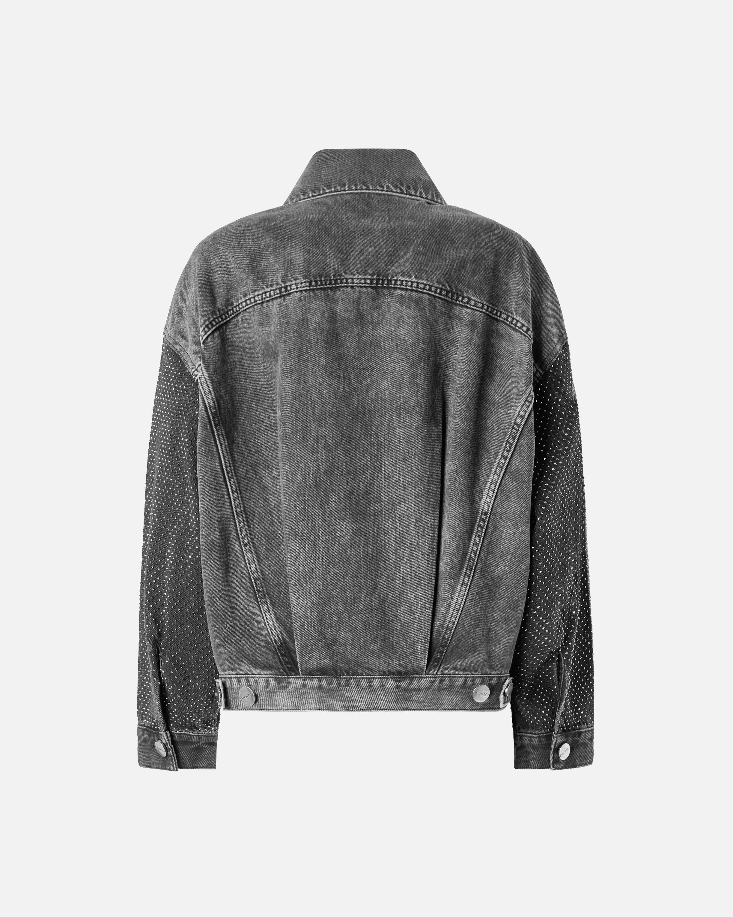 DENIM TRUCKER JACKET WITH MINI STUDS - 6