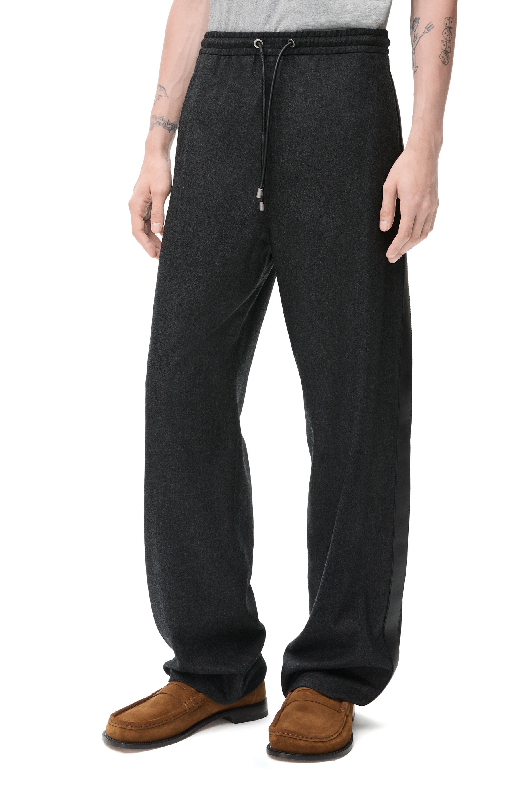 Tracksuit trousers in wool and cashmere - 3