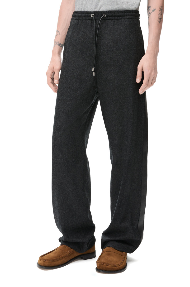 Tracksuit trousers in wool and cashmere 3