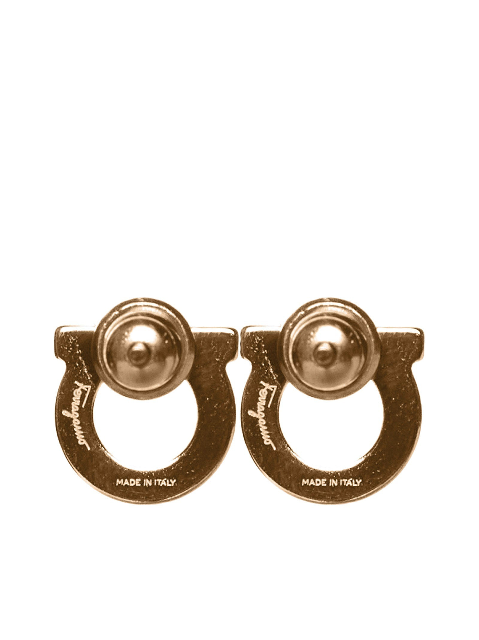 Ferragamo Women Rhinestones Gancini Earrings By Ferragamo - 2