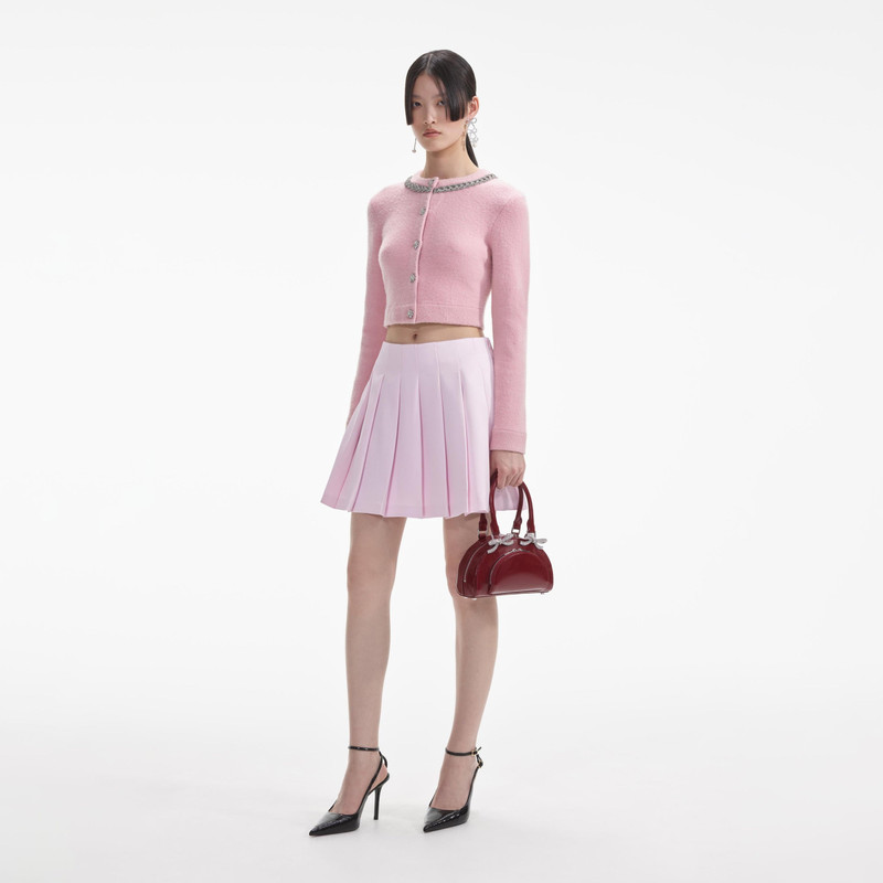 self-portrait Pink Embellished Cardigan outlook