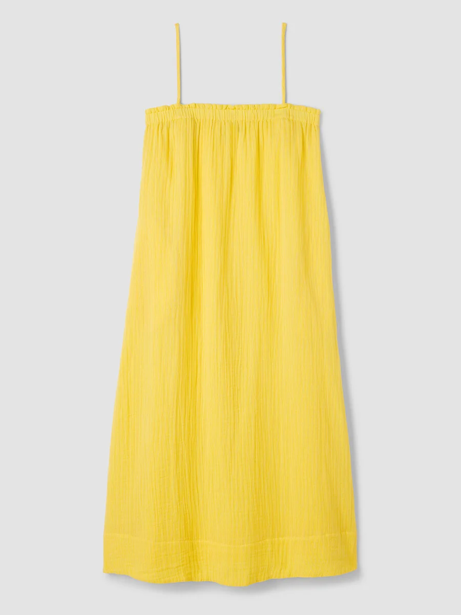 Striped Organic Cotton Gauze Cami Dress - 1