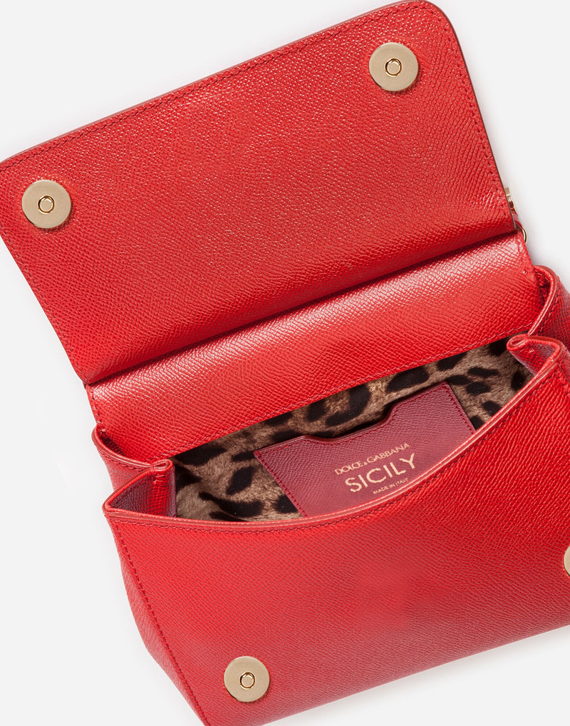 Small dauphine leather Sicily bag 4