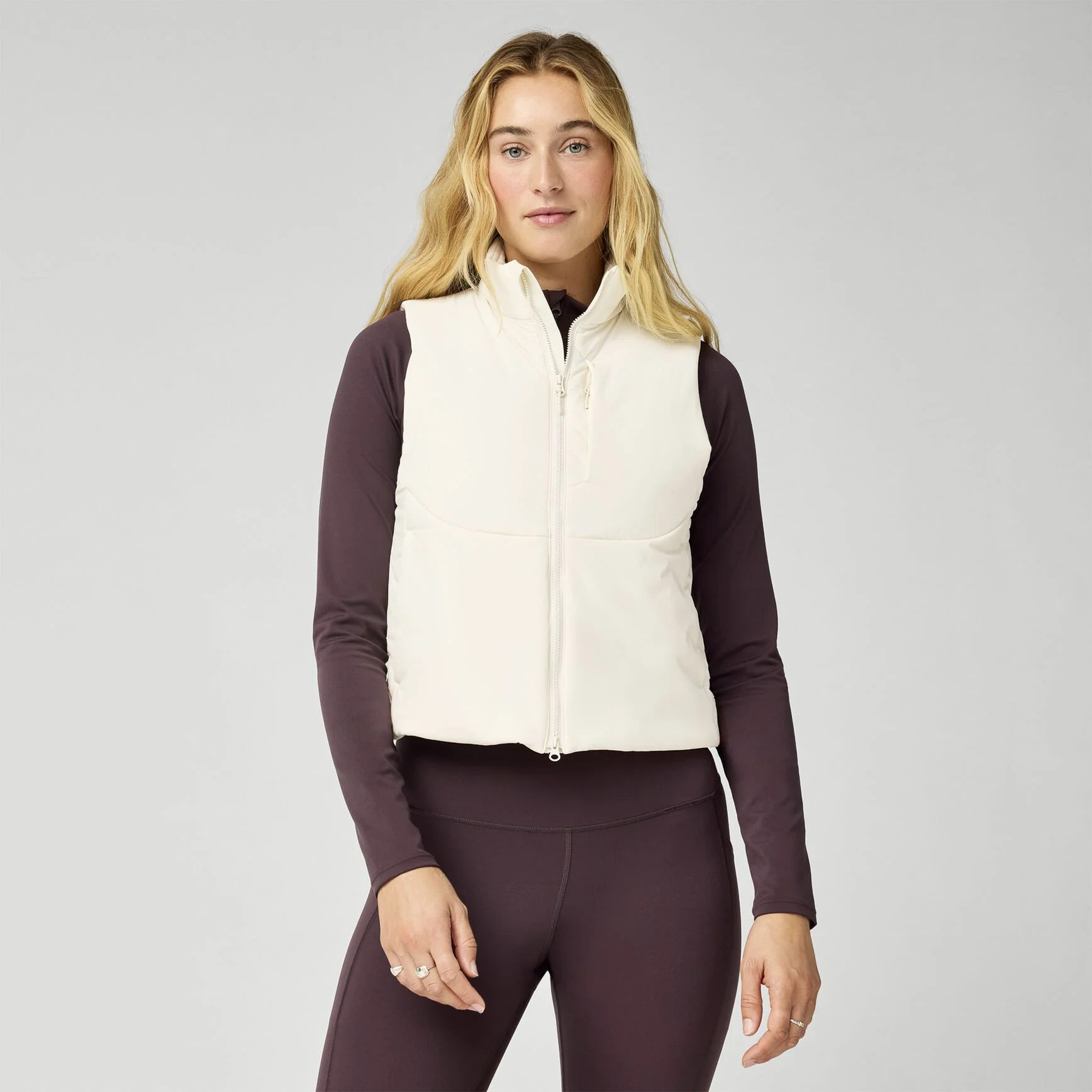 Movement Insulated Crop Vest - 1