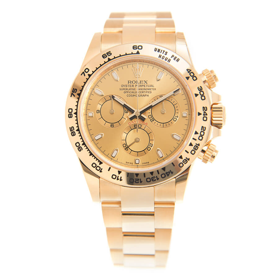 Pre-owned Rolex Cosmograph Daytona Chronograph Champagne Dial Men's Watch 116508CSO - 3