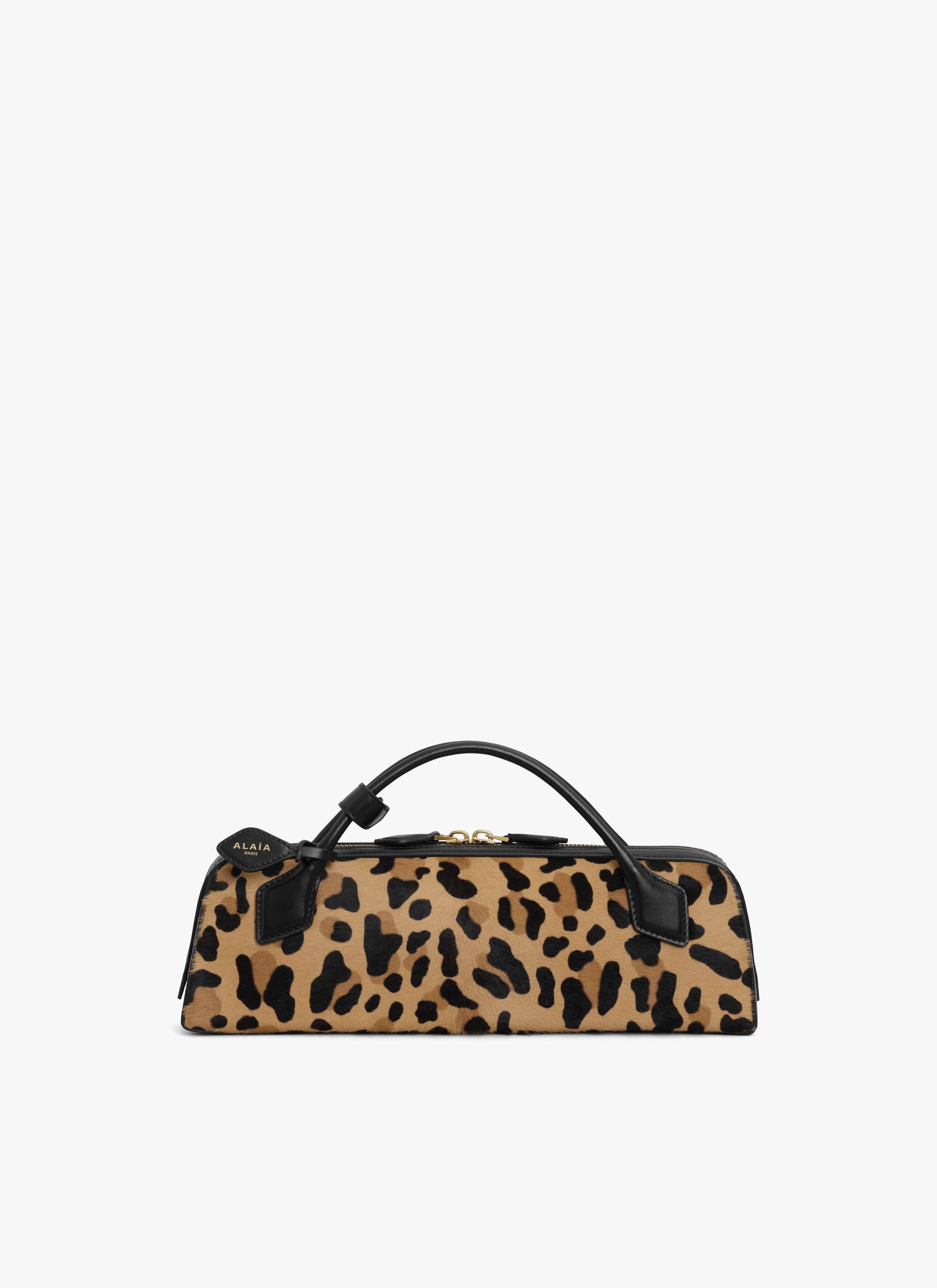 LE TECKEL CLUTCH IN LEOPARD HAIRCALF - 1