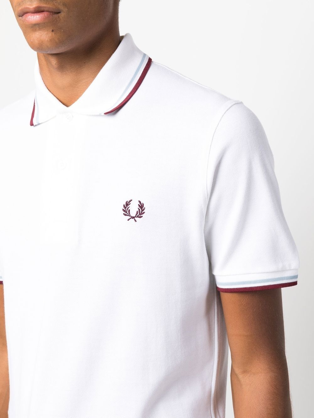 embroidered-logo polo shirt - 5