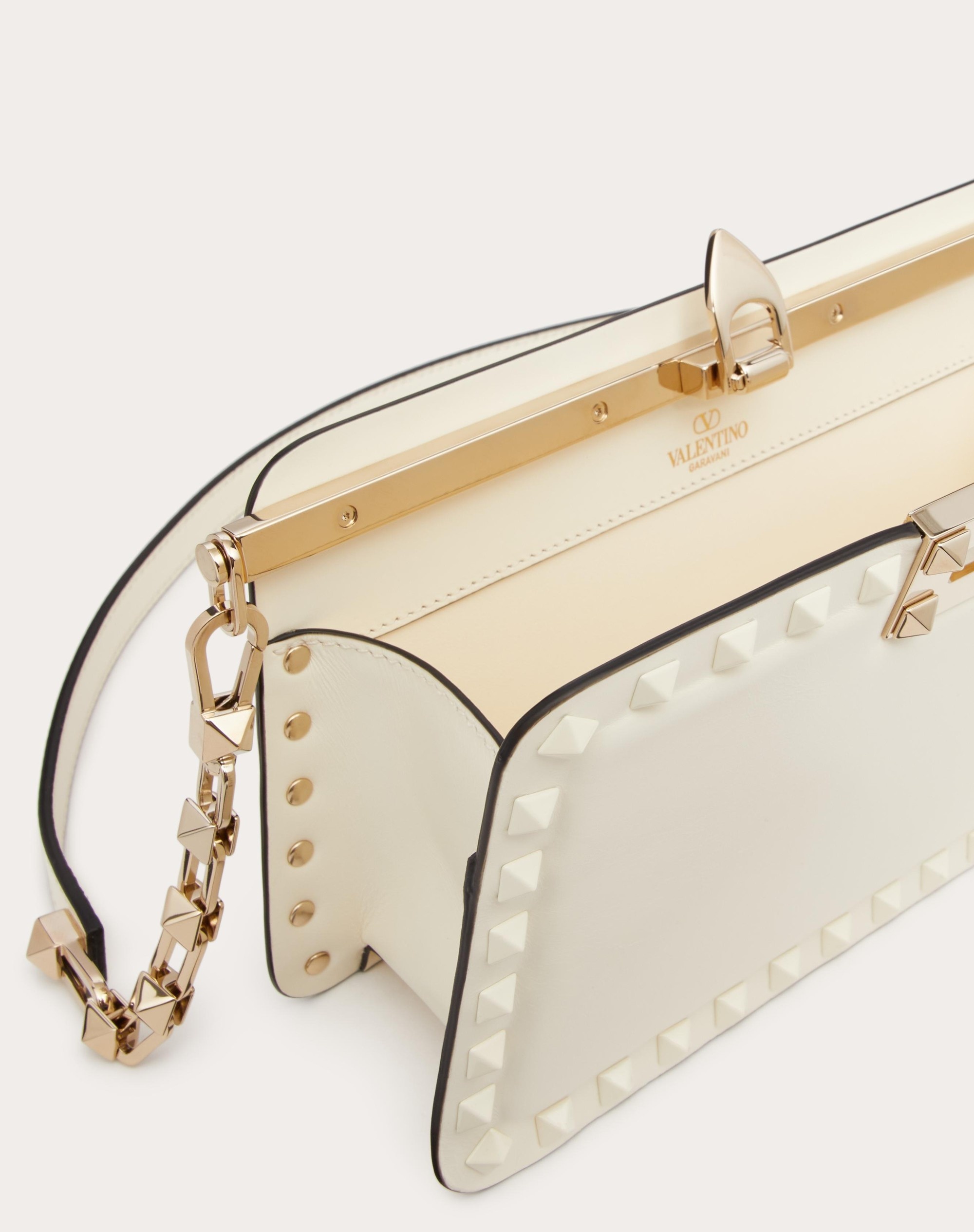 ROCKSTUD CALFSKIN CLUTCH - 7