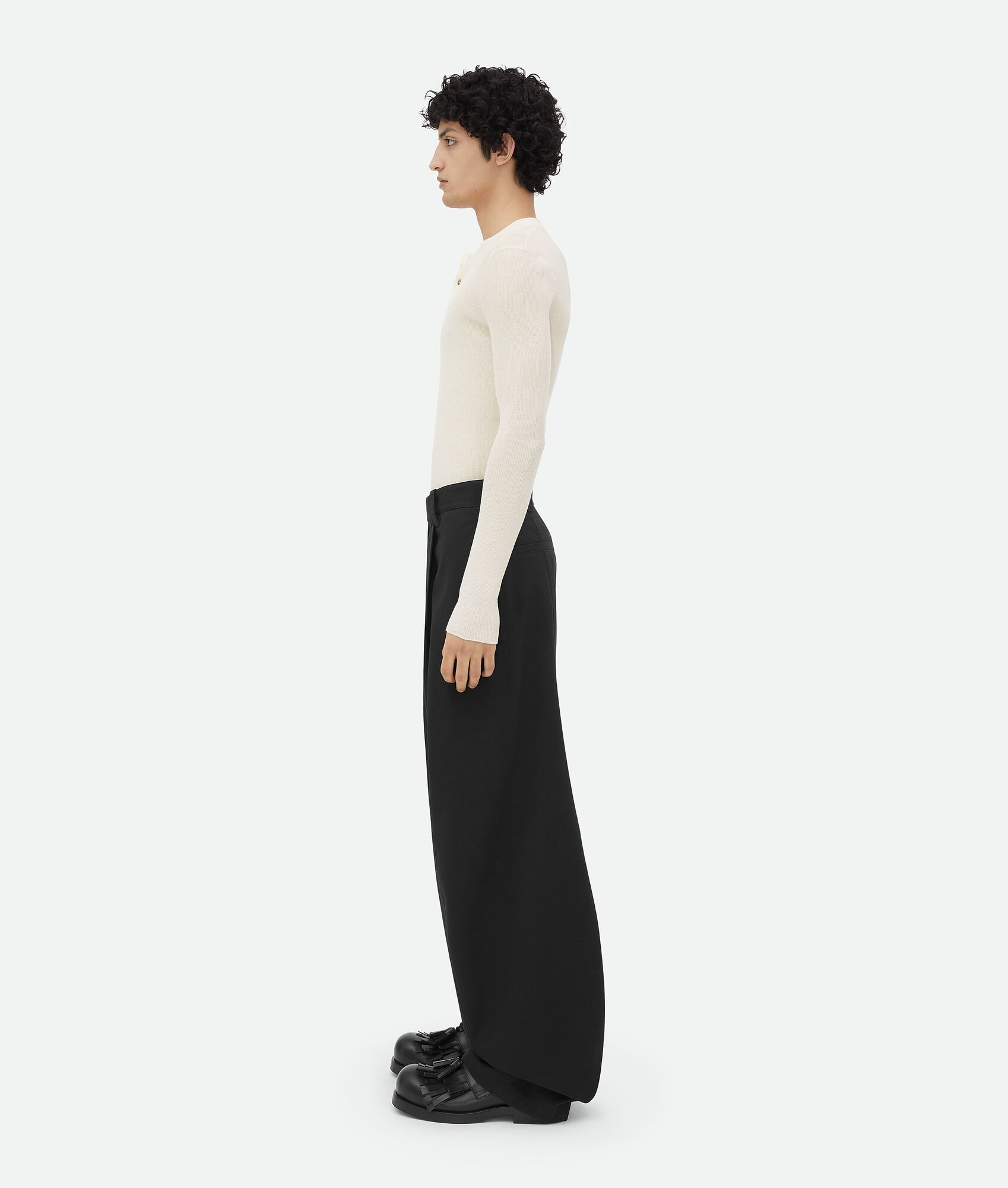 Dry Mouline Wool Trousers - 2