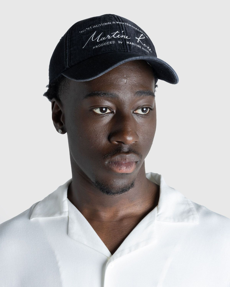 Martine Rose Martine Rose – Signature Cap Washed Black outlook