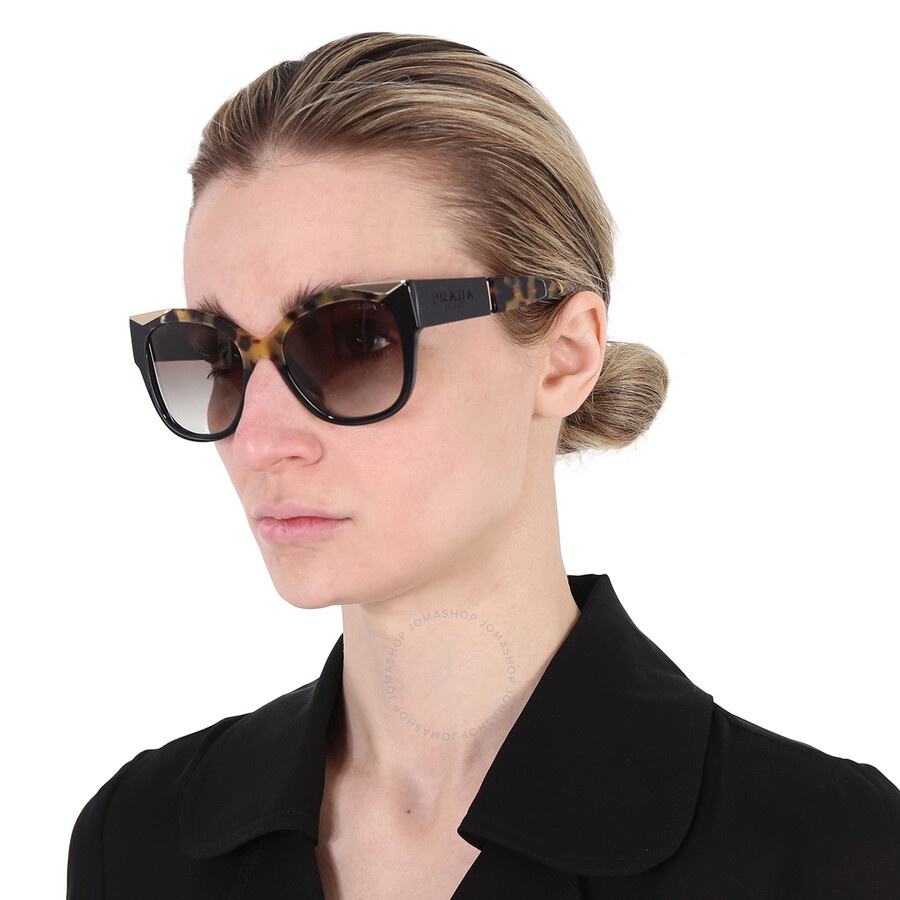 Prada Grey Gradient Cat Eye Ladies Sunglasses PR 02WS 01M0A7 54 - 2