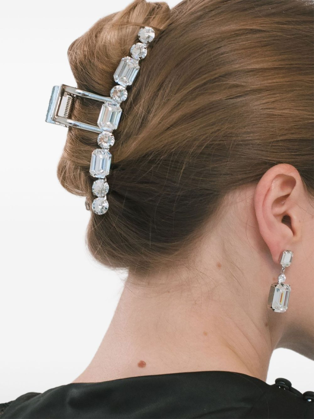 Justine crystal-embellished jaw clip - 4