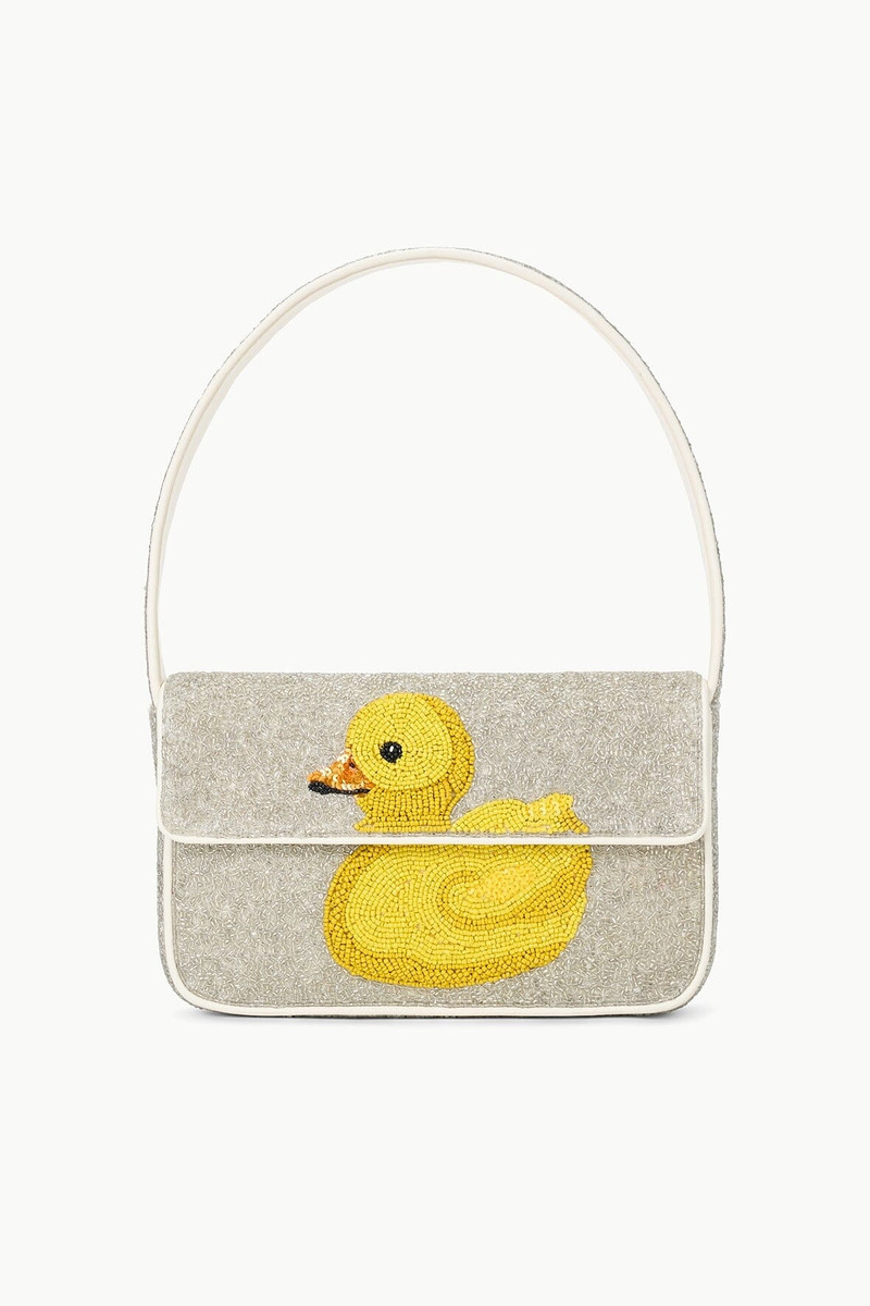 STAUD TOMMY BEADED BAG DUCKS NOT IN A ROW 1