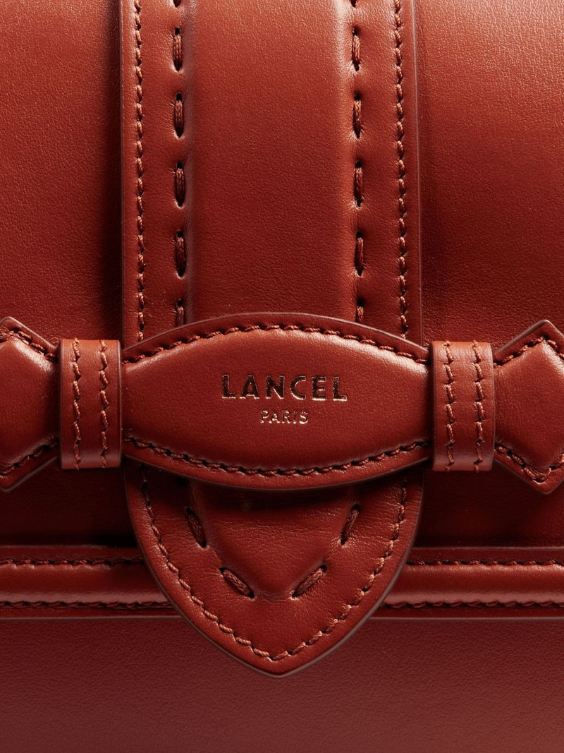 Sienna leather flap satchel 4