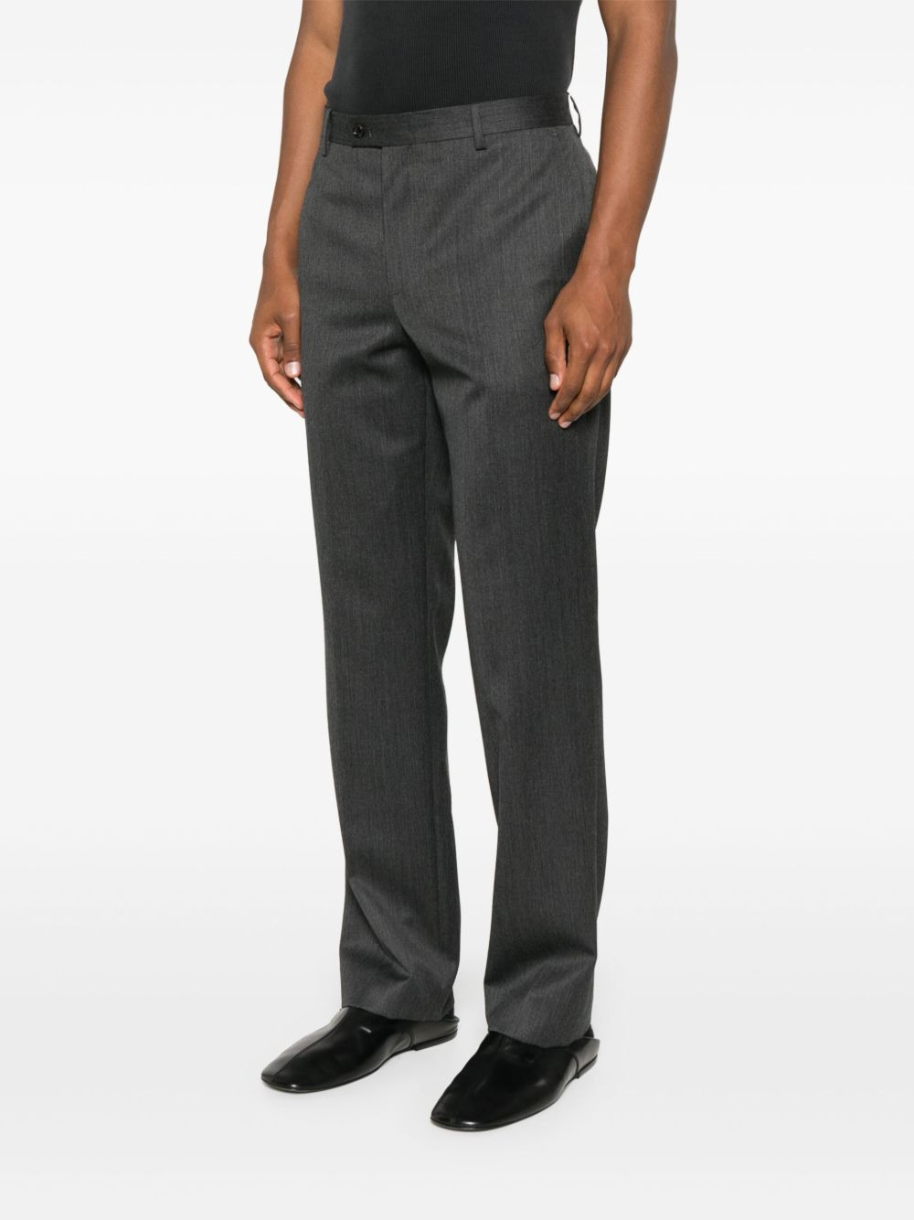 wool tailored trousers - 3