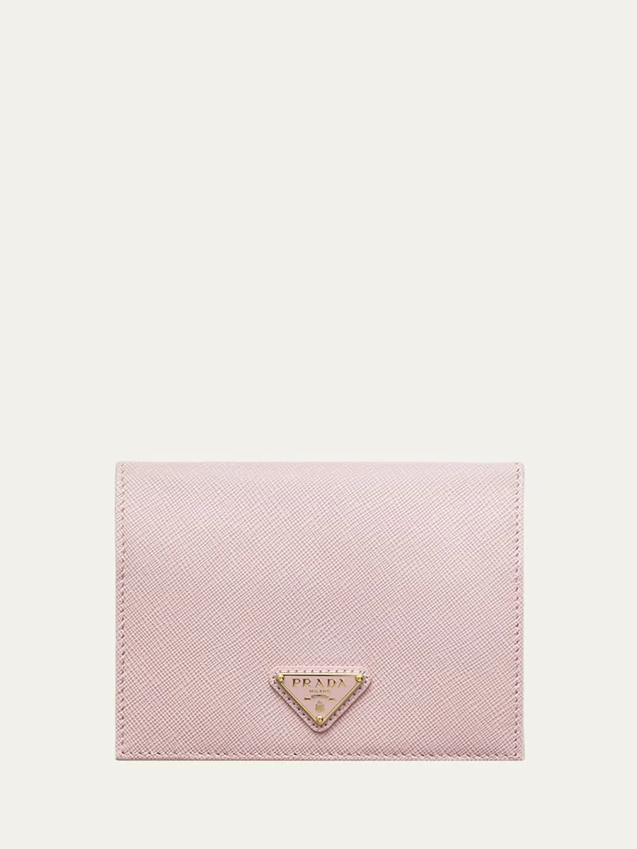 Saffiano Leather Passport Holder - 1
