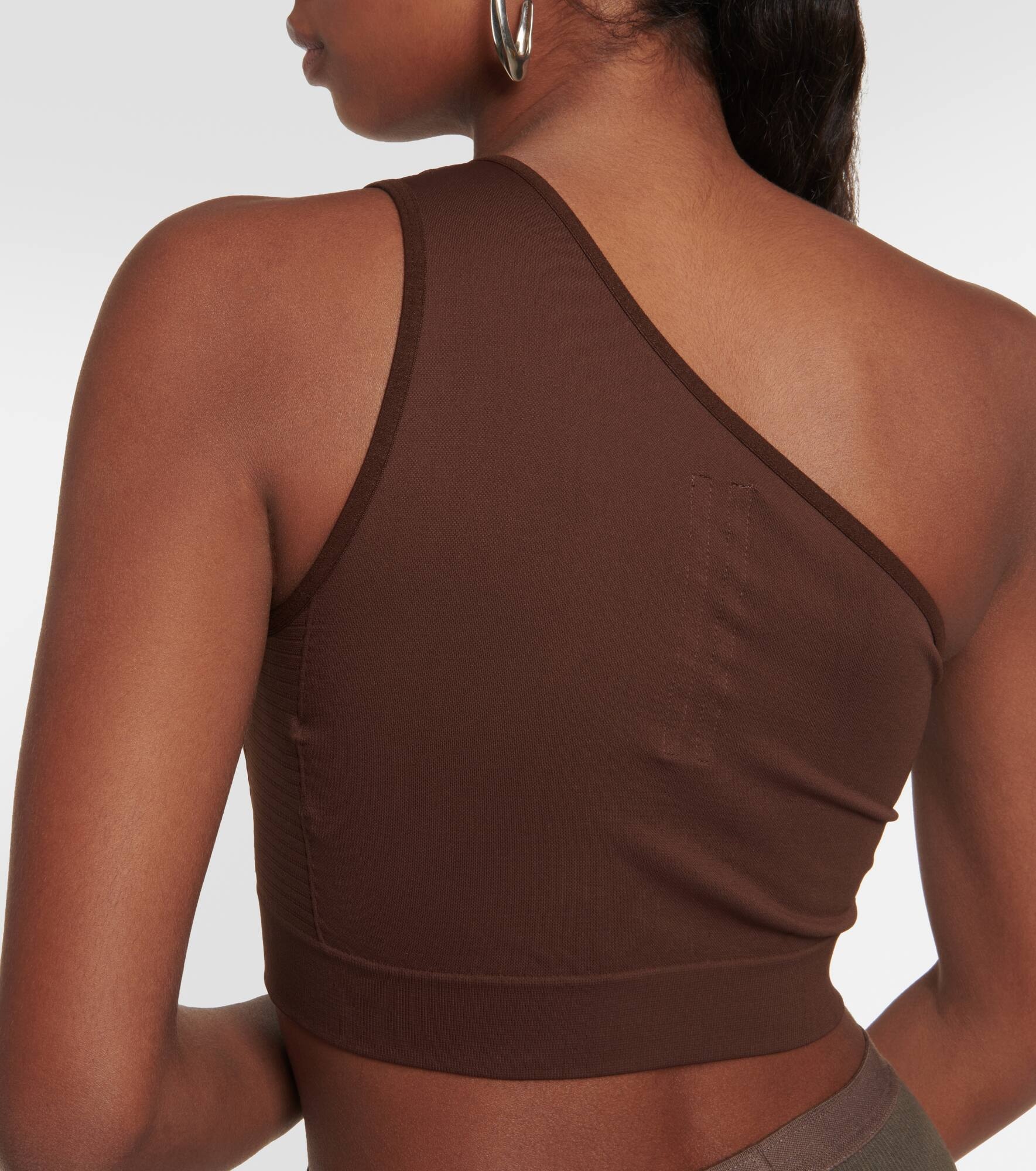 Athena one-shoulder cropped top - 5