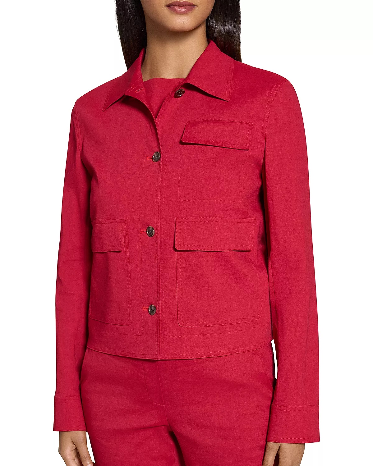 Linen Blend Jacket - 5