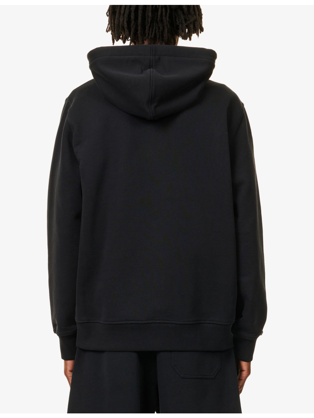 Brand-Print Kangaroo-Pocket Cotton-Jersey Hoody - 4