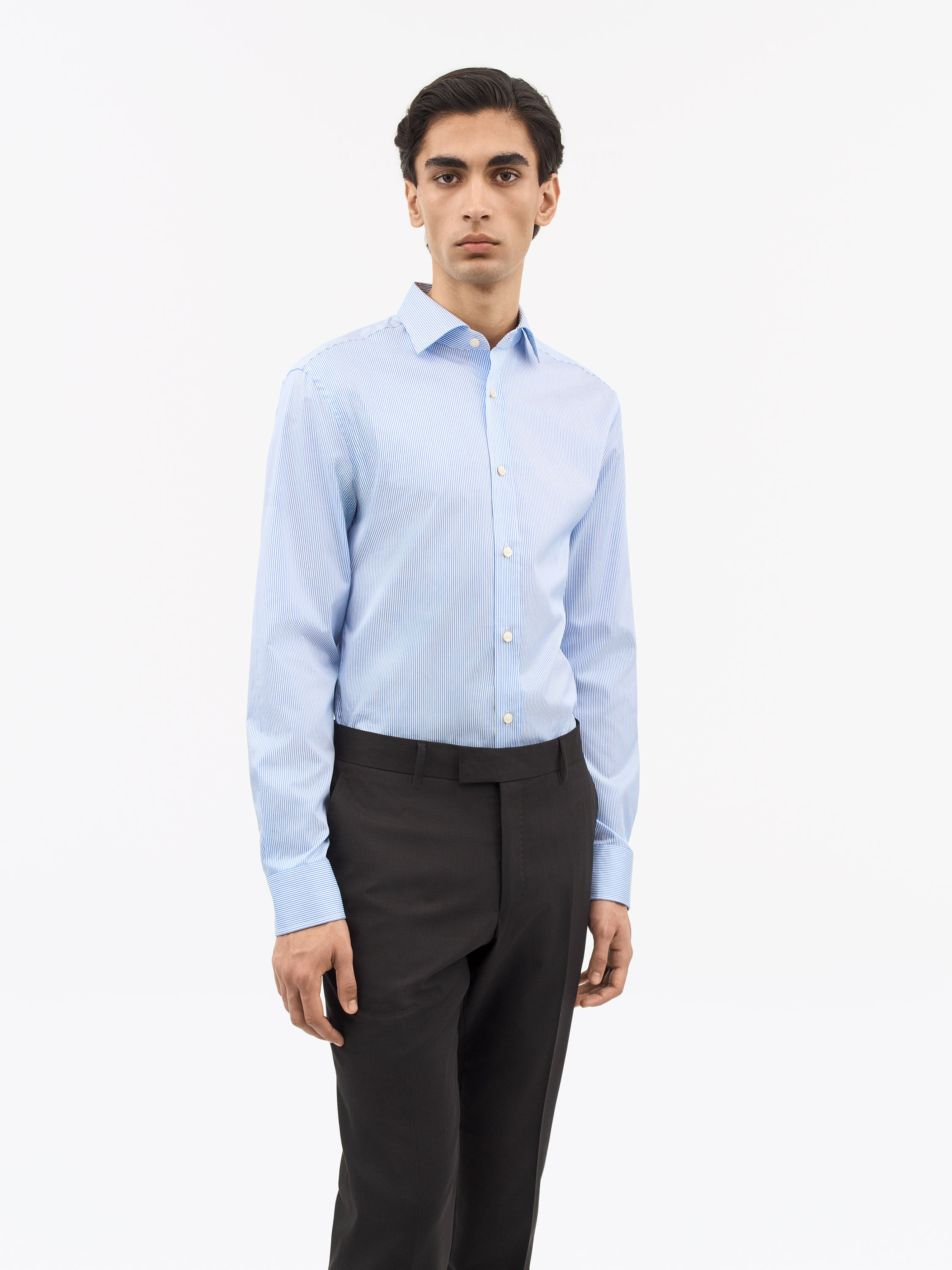 Adley C Cotton Stripe Shirt - 3